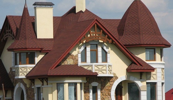 Комбинированная кровля для частного дома